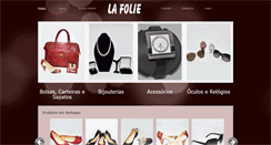 Desktop Screenshot of lafolie.com.br